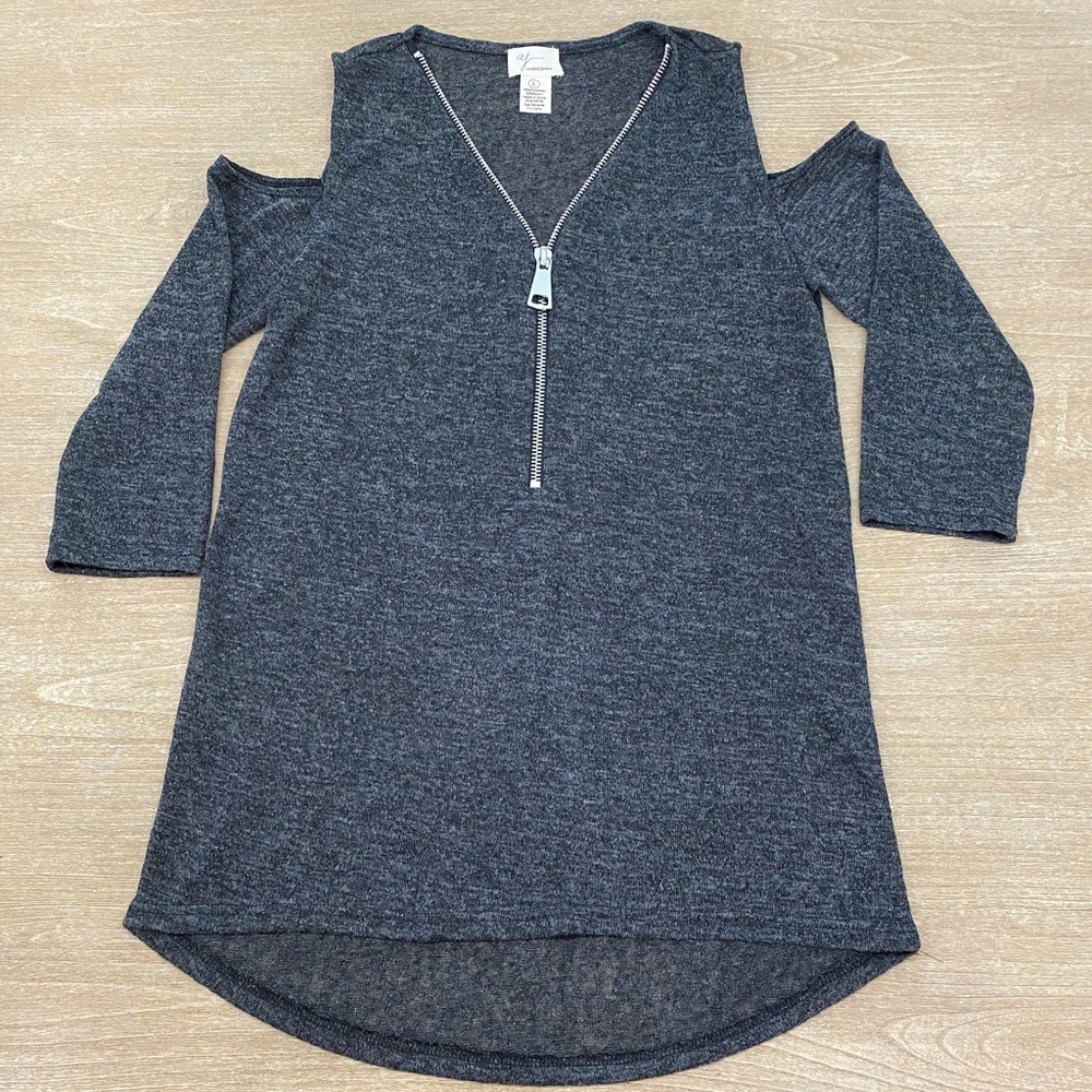 Andrea Jovine Cold Shoulder Sweater